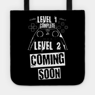 Level 1 Complete, white theme Tote