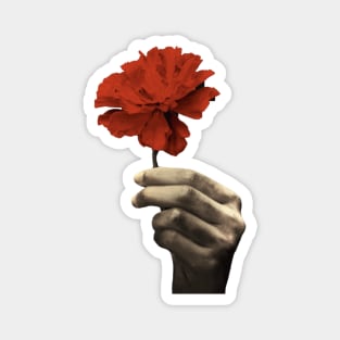 Hadestown Red Flower and Hand| Musical Theatre Gift Magnet