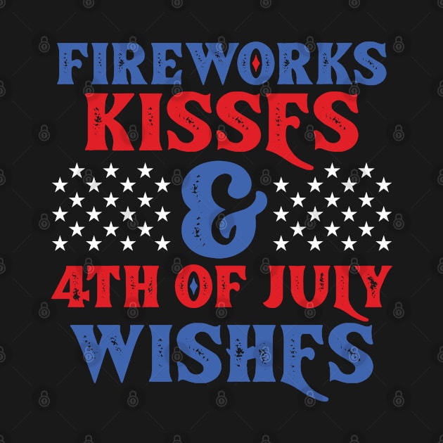 4th of July Wishes T-shirt by Timeless Basics