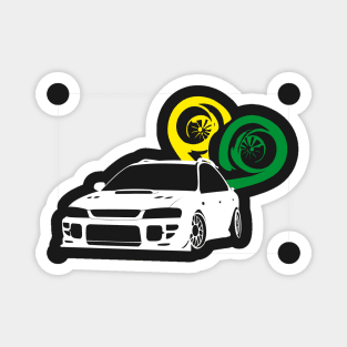 Copy of subaru impreza Magnet