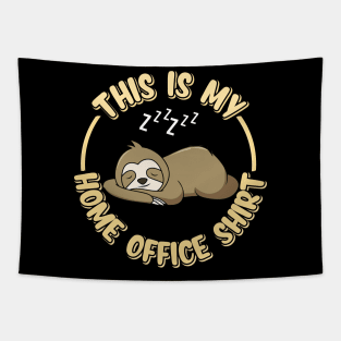 Home Office Sloth Tapestry