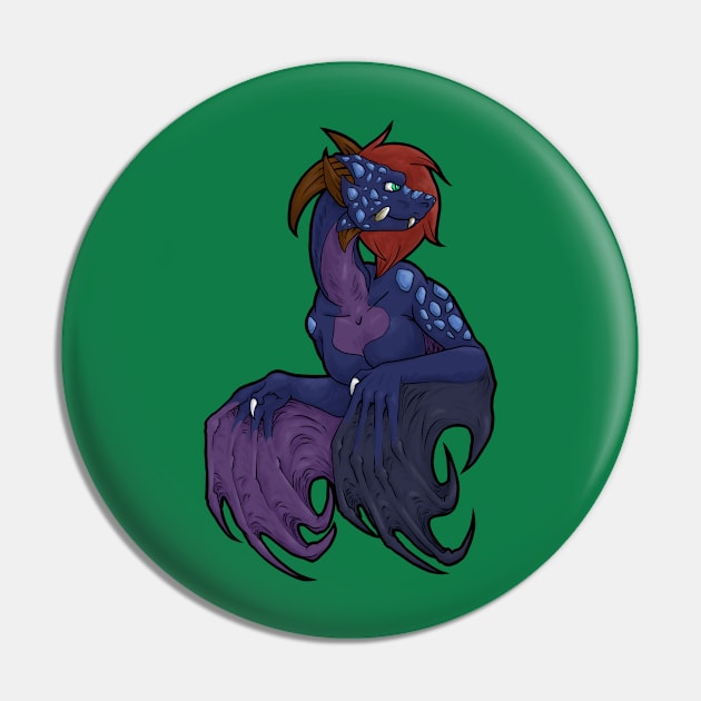 Feral Wyvern Belle Pin by BelleDraco