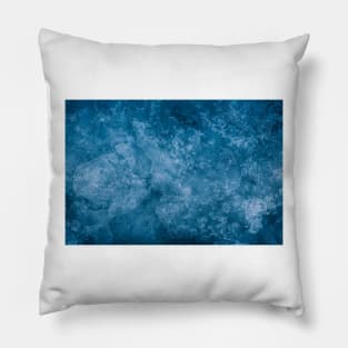 Deep Freeze Ice Patterns Series #1 Pillow