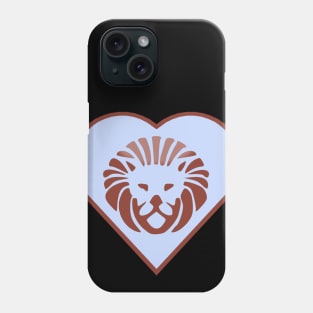 Big Lion Hearted (black ver.) Phone Case