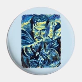 Dr Strange Van Gogh Style Pin