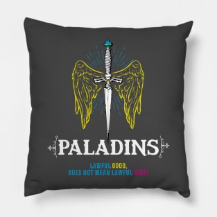 RPG Definition of Paladins Pillow