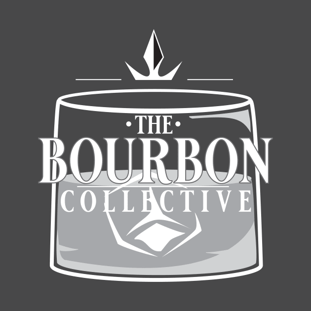 The Bourbon Collective Rocks Glass Logo - White Text by The Bourbon Collective