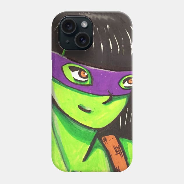 Donatello Girl Phone Case by Gunes Ozcan