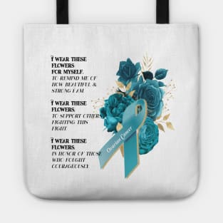 Ovarian Cancer Survivor Fighter Support Tote