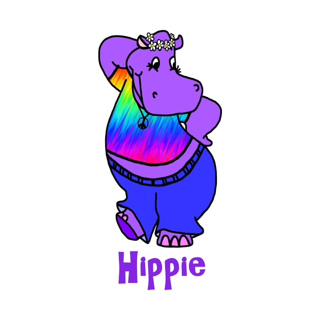 Hippie Hippo by imphavok