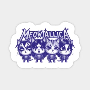 Meowtallica Funny Cat Magnet