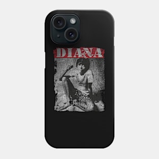 TEXTURE ART - DIANA ROSS  kids Phone Case