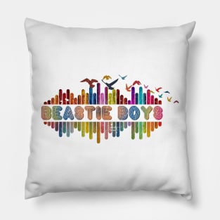 Tone Color Wave With Name-Beastie Boys Pillow