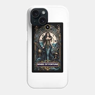 The Wheel Of Fortune Mermaid Tarot Card Phone Case