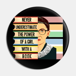 Ruth Bader Ginsburg Pin