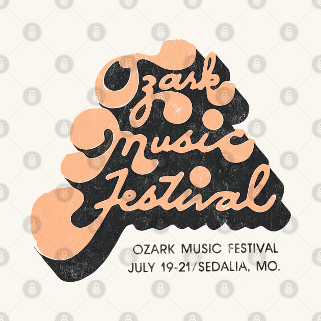 Ozark Music Festival, Missouri --- Vintage Faded Style Design by CultOfRomance