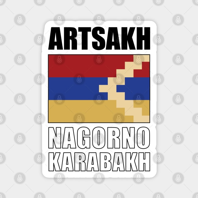 Flag of Artsakh Magnet by KewaleeTee