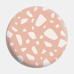 Trendy Pastel Modern Terrazzo Pattern Pin