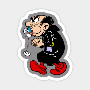 Gargamel Gets A Smurf Magnet