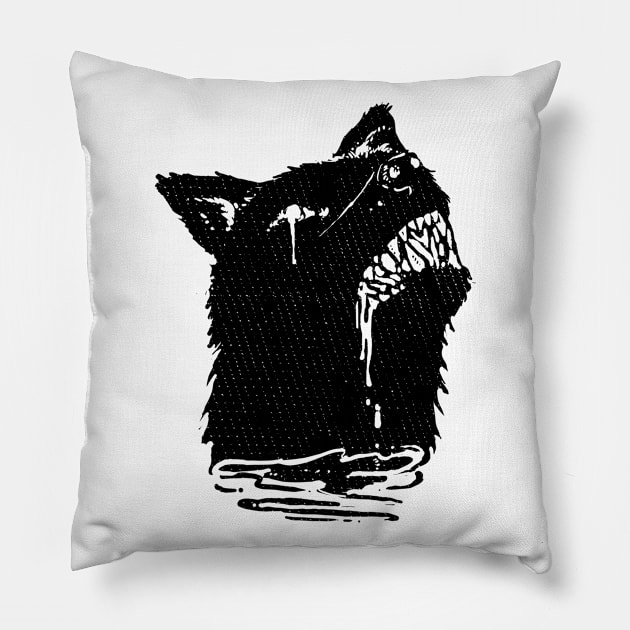 Zombie dog Pillow by barmalisiRTB