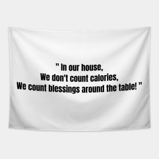 Calories No Problem Tapestry