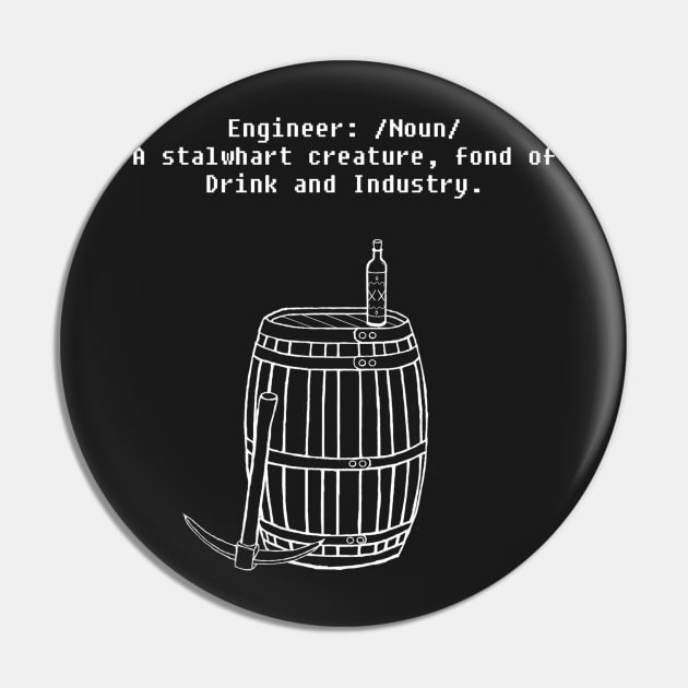 Dwarven Engineering Pin by GonadSteadyBlade