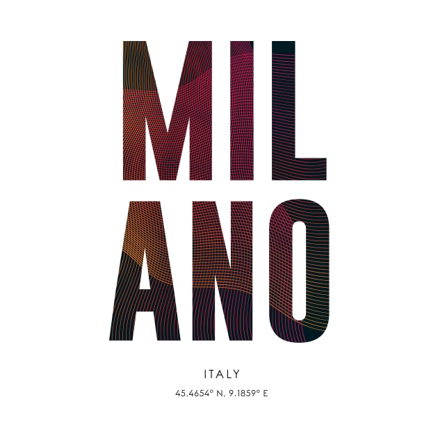 Milano City typography by StudioGrafiikka