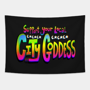 City goddesses tarot Tapestry