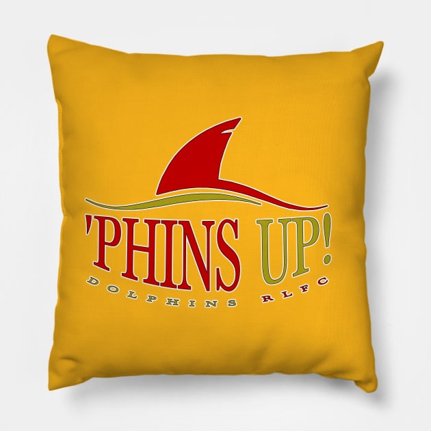 (Redcliffe) Dolphins - 'PHINS UP! Pillow by OG Ballers