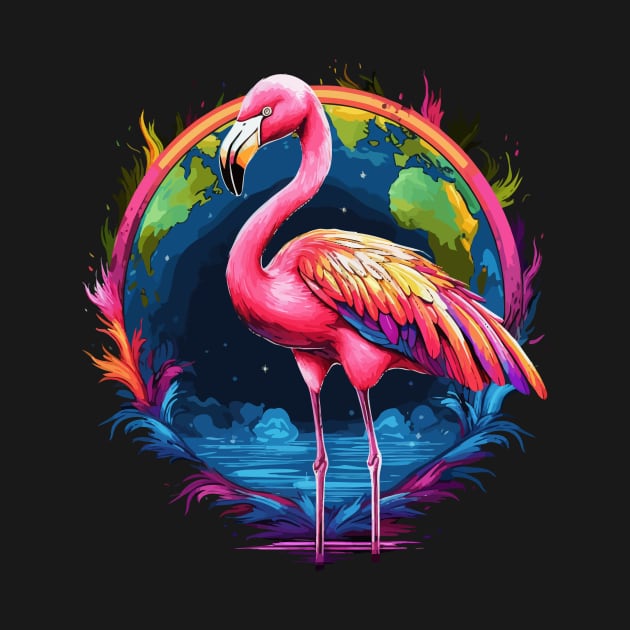 Flamingo Earth Day by JH Mart