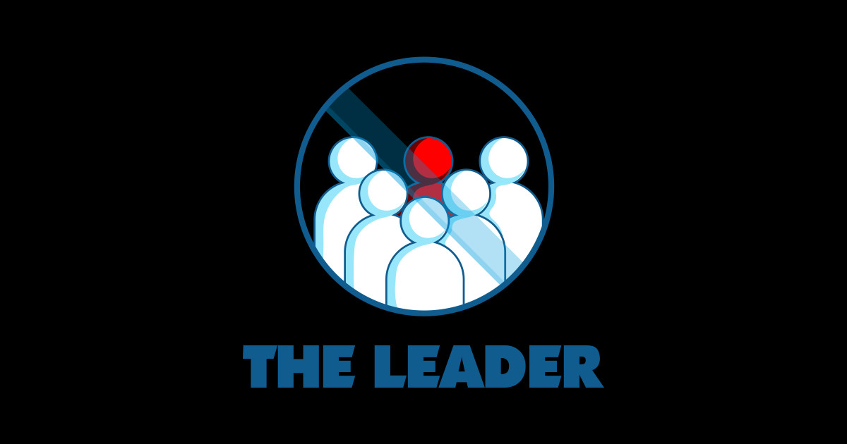 THE LEADER - Leader Logo Leadership People Team - Sticker | TeePublic