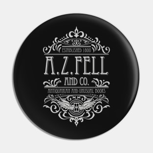 Good Omens: A.Z. Fell Book Shop (light) Pin