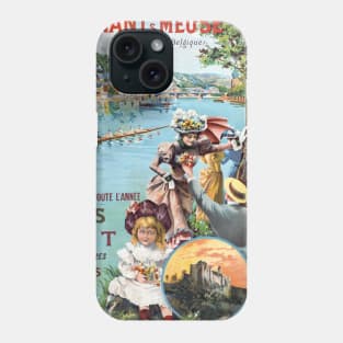 Dinant Meuse Belgique Vintage Poster 1890s Phone Case