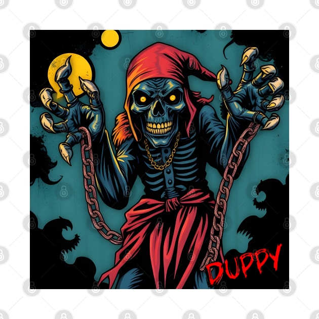 DUPPY - FULL COLOUR – FETERS AND LIMERS – CARIBBEAN FOLKLORE EVENT DJ GEAR by FETERS AND LIMERS
