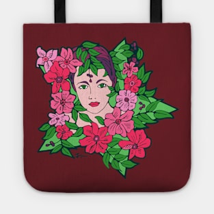 Flower Star Girl Tote