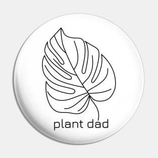 Plant Dad Garden Succulent House Plant Minimalistic Pin