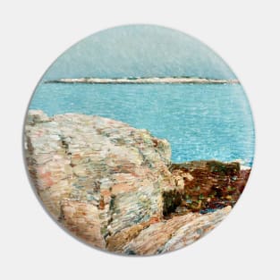 Duck Island by Childe Hassam Pin