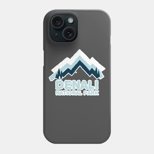 Denali National Park Stickers Phone Case by roamfree