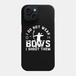 Archery bow arrow target Phone Case