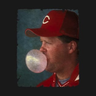 Tom Browning in Cincinnati Reds T-Shirt