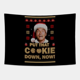 Put That Cookie Down, Now! Ugly Sweater Tapestry