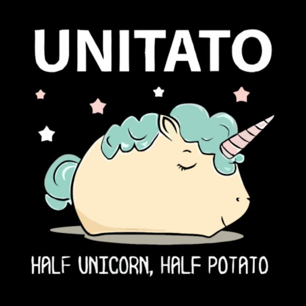 Unitato half unicorn and half potato by Xizin Gao