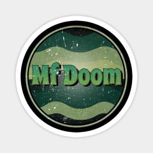 Retro Mf Doom Name Flowers Proud Classic Styles Magnet