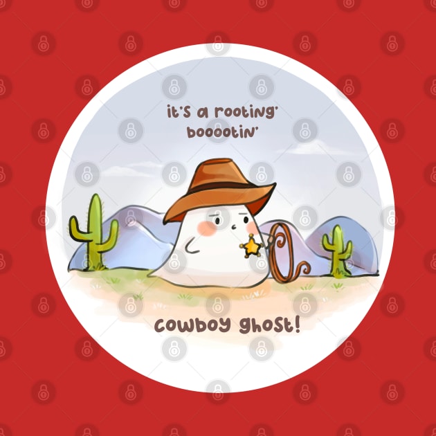 Cowboy Ghost by white flame art