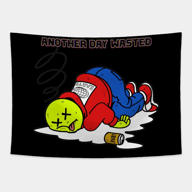 Wasted Smile Tapestry by XXII Designs