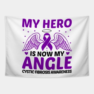 My Hero Is Now My Angle Cystic Fibrosis Awareness Tapestry