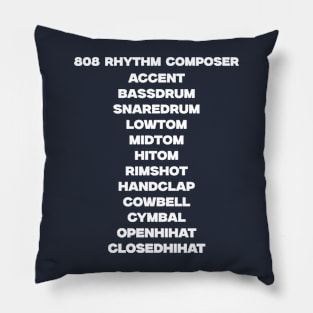 808 rhythm composer Pillow