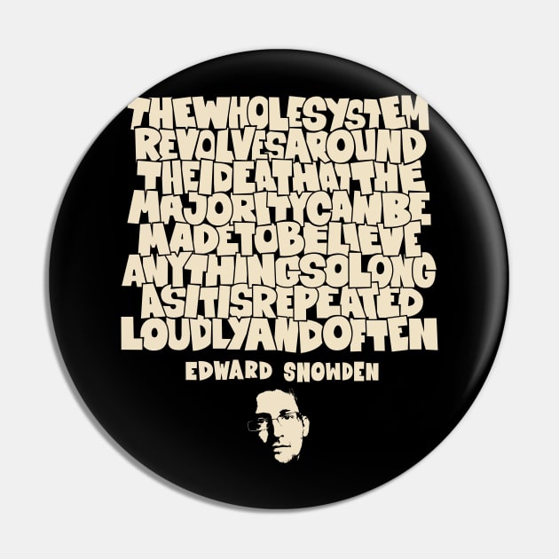 Unveiling Truth: Edward Snowden's Insight on Repetition and Belief Pin by Boogosh