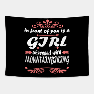 Mountain Bike Downhill Women's Day Girls Bike Tapestry