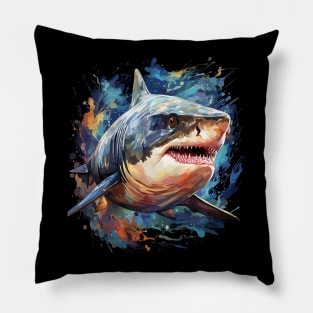 Shark Rainbow Pillow